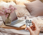 God Is Faithful All The Time Stickers | Faith sticker pack, printed with a neat and refined appearance, great for journals, planners, laptops, phone cases, notebooks and craft pages, bringing subtle motivation to creative spaces.
