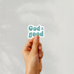 God Is Good Stickers | Gratitude mini decal pack, crafted with attention to detail, suitable for notebooks, planners, journals, laptops, phone cases and scrapbooks, supporting personal reflection through simple visuals. - Image 2