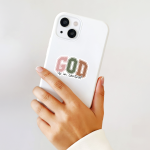 God Is In Control Stickers | Gratitude sticker pack, printed with a neat and refined appearance, perfect for journals, planners, laptops, notebooks, phone cases and creative projects, supporting personal reflection through simple visuals. - Image 4