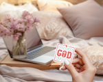 God Stickers | Gratitude sticker collection, made with clear, crisp lettering, perfect for journals, planners, laptops, notebooks, phone cases and creative projects, bringing subtle motivation to creative spaces. - Image 4
