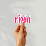 He Is Risen Christian Easter Religious Stickers | Inspirational mini decal pack, finished with smooth detailed printing, ideal for planners, journals, notebooks, laptops, phone cases and scrapbooks, offering quiet inspiration throughout the day. - Image 2