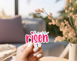 He Is Risen Christian Easter Religious Stickers | Inspirational mini decal pack, finished with smooth detailed printing, ideal for planners, journals, notebooks, laptops, phone cases and scrapbooks, offering quiet inspiration throughout the day. - Image 3