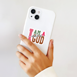 I Am A Child Of God Stickers | Faith quote sticker set, designed with a clean matte look, perfect for journals, planners, laptops, notebooks, phone cases and creative projects, adding gentle encouragement to daily routines.