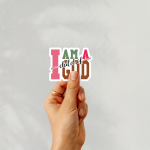 I Am A Child Of God Stickers | Faith quote sticker set, designed with a clean matte look, perfect for journals, planners, laptops, notebooks, phone cases and creative projects, adding gentle encouragement to daily routines. - Image 3