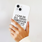 I Can Do All Things Through Christ Who Strengthens Me Stickers | Motivational sticker set, crafted with attention to detail, perfect for journals, planners, laptops, notebooks, phone cases and creative projects, offering quiet inspiration throughout the day.