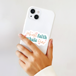 Inhale Faith Exhale Fear Stickers | Kindness quote sticker set, printed with a neat and refined appearance, ideal for planners, journals, notebooks, laptops, phone cases and scrapbooks, adding gentle encouragement to daily routines.