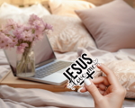 Jesus Love Me Stickers | Inspirational quote sticker set, designed with a clean matte look, perfect for journals, planners, laptops, notebooks, phone cases and creative projects, supporting personal reflection through simple visuals. - Image 4