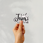 Jesus Loves Me Stickers | Kindness sticker collection, designed with a clean matte look, suitable for notebooks, planners, journals, laptops, phone cases and scrapbooks, adding gentle encouragement to daily routines. - Image 2