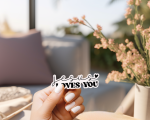 Jesus Loves You Stickers | Gratitude sticker collection, finished with smooth detailed printing, perfect for journals, planners, laptops, notebooks, phone cases and creative projects, adding gentle encouragement to daily routines. - Image 3