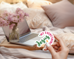 Jesus My Everything Stickers | Kindness sticker pack, crafted with attention to detail, perfect for journals, planners, laptops, notebooks, phone cases and creative projects, bringing subtle motivation to creative spaces. - Image 4
