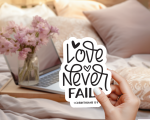 Love Never Fails - 1 Corinthians 13:8 Stickers | Inspirational sticker pack, finished with smooth detailed printing, ideal for planners, journals, notebooks, laptops, phone cases and scrapbooks, offering quiet inspiration throughout the day. - Image 3