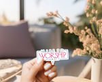 Made To Worship Psalm 95:1 Stickers | Gratitude mini decal pack, printed with a neat and refined appearance, suitable for notebooks, planners, journals, laptops, phone cases and scrapbooks, offering quiet inspiration throughout the day. - Image 2
