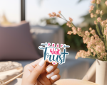 Pray Wait Trust Stickers | Faith sticker collection, finished with smooth detailed printing, great for journals, planners, laptops, phone cases, notebooks and craft pages, bringing subtle motivation to creative spaces.