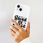 Saved By Grace Stickers | Gratitude sticker pack, finished with smooth detailed printing, perfect for journals, planners, laptops, notebooks, phone cases and creative projects, adding gentle encouragement to daily routines.