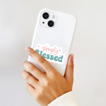 Simply Blessed Stickers | Kindness sticker set, crafted with attention to detail, suitable for notebooks, planners, journals, laptops, phone cases and scrapbooks, supporting personal reflection through simple visuals.