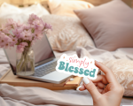 Simply Blessed Stickers | Kindness sticker set, crafted with attention to detail, suitable for notebooks, planners, journals, laptops, phone cases and scrapbooks, supporting personal reflection through simple visuals. - Image 3