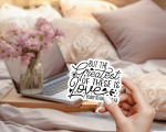 The Greatest Is Love 1 Corinthians 13:13 Stickers | Kindness sticker pack, made with clear, crisp lettering, suitable for notebooks, planners, journals, laptops, phone cases and scrapbooks, supporting personal reflection through simple visuals. - Image 4