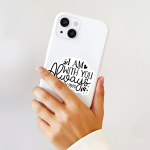 I Am With You Always Stickers | Motivational quote sticker set, crafted with attention to detail, suitable for notebooks, planners, journals, laptops, phone cases and scrapbooks, making a thoughtful small gift for loved ones.