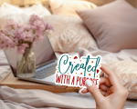 Created With A Purpose Stickers | Motivational sticker pack, finished with smooth detailed printing, suitable for notebooks, planners, journals, laptops, phone cases and scrapbooks, bringing subtle motivation to creative spaces. - Image 4
