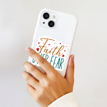 Faith Over Fear Stickers | Motivational mini decal pack, finished with smooth detailed printing, suitable for notebooks, planners, journals, laptops, phone cases and scrapbooks, offering quiet inspiration throughout the day.