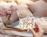 Love Like Jesus Stickers | Inspirational sticker collection, made with clear, crisp lettering, ideal for planners, journals, notebooks, laptops, phone cases and scrapbooks, making a thoughtful small gift for loved ones. - Image 4