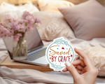 Saved By Grace Stickers | Kindness sticker set, crafted with attention to detail, ideal for planners, journals, notebooks, laptops, phone cases and scrapbooks, making a thoughtful small gift for loved ones. - Image 4
