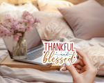 Thankful & Blessed Stickers | Motivational sticker collection, printed with a neat and refined appearance, perfect for journals, planners, laptops, notebooks, phone cases and creative projects, supporting personal reflection through simple visuals. - Image 4