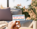 This Girl Runs On Coffee & Jesus Stickers | Gratitude sticker collection, made with clear, crisp lettering, perfect for journals, planners, laptops, notebooks, phone cases and creative projects, supporting personal reflection through simple visuals.