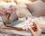 Walk By Faith Not By Sight Stickers | Faith mini decal pack, crafted with attention to detail, suitable for notebooks, planners, journals, laptops, phone cases and scrapbooks, supporting personal reflection through simple visuals. - Image 2