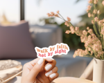 Walk By Faith Not By Sight Stickers | Faith mini decal pack, crafted with attention to detail, suitable for notebooks, planners, journals, laptops, phone cases and scrapbooks, supporting personal reflection through simple visuals. - Image 3