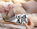 Walk By Faith Stickers | Motivational sticker set, crafted with attention to detail, perfect for journals, planners, laptops, notebooks, phone cases and creative projects, making a thoughtful small gift for loved ones. - Image 4