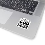 Where God Guides He Provides Stickers | Kindness mini decal pack, finished with smooth detailed printing, ideal for planners, journals, notebooks, laptops, phone cases and scrapbooks, supporting personal reflection through simple visuals. - Image 2