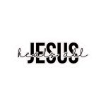 Jesus Heals All Stickers | Motivational quote sticker set, designed with a clean matte look, great for journals, planners, laptops, phone cases, notebooks and craft pages, bringing subtle motivation to creative spaces.