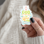 God You Have Been So Good To Me Psalms16:7 Stickers | Inspirational mini decal pack, crafted with attention to detail, suitable for notebooks, planners, journals, laptops, phone cases and scrapbooks, making a thoughtful small gift for loved ones. - Image 2