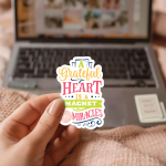A Grateful Heart Is A Magnet For Miracles Stickers | Gratitude mini decal pack, crafted with attention to detail, suitable for notebooks, planners, journals, laptops, phone cases and scrapbooks, making a thoughtful small gift for loved ones. - Image 3