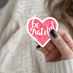 Be Grateful Stickers | Gratitude sticker pack, crafted with attention to detail, ideal for planners, journals, notebooks, laptops, phone cases and scrapbooks, bringing subtle motivation to creative spaces. - Image 3