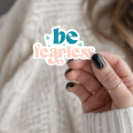 Be Fearless Stickers | Faith sticker pack, printed with a neat and refined appearance, great for journals, planners, laptops, phone cases, notebooks and craft pages, bringing subtle motivation to creative spaces. - Image 3
