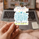 Don'T Forget Give Yourself Time To Grow You Are Worth It Stickers | Kindness sticker pack, crafted with attention to detail, perfect for journals, planners, laptops, notebooks, phone cases and creative projects, making a thoughtful small gift for loved ones. - Image 2