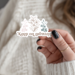 Keep On Growing Stickers | Gratitude sticker collection, crafted with attention to detail, great for journals, planners, laptops, phone cases, notebooks and craft pages, bringing subtle motivation to creative spaces. - Image 2