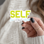 Self Love Respect Worth Stickers | Gratitude quote sticker set, printed with a neat and refined appearance, suitable for notebooks, planners, journals, laptops, phone cases and scrapbooks, making a thoughtful small gift for loved ones.