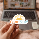 Continue Stickers | Kindness mini decal pack, printed with a neat and refined appearance, great for journals, planners, laptops, phone cases, notebooks and craft pages, supporting personal reflection through simple visuals. - Image 2