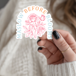 Maslow Before Blooms Stickers | Inspirational mini decal pack, finished with smooth detailed printing, great for journals, planners, laptops, phone cases, notebooks and craft pages, offering quiet inspiration throughout the day.