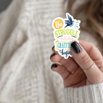 The Best Time To Be Grateful Is Always Stickers | Motivational sticker set, finished with smooth detailed printing, perfect for journals, planners, laptops, notebooks, phone cases and creative projects, adding gentle encouragement to daily routines. - Image 2