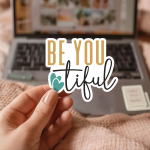 Be You Tiful Stickers | Kindness sticker pack, designed with a clean matte look, great for journals, planners, laptops, phone cases, notebooks and craft pages, bringing subtle motivation to creative spaces. - Image 3
