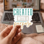 Created With A Purpose Stickers | Kindness sticker pack, made with clear, crisp lettering, suitable for notebooks, planners, journals, laptops, phone cases and scrapbooks, bringing subtle motivation to creative spaces. - Image 3
