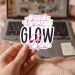 That Glow Tho Stickers | Motivational quote sticker set, designed with a clean matte look, ideal for planners, journals, notebooks, laptops, phone cases and scrapbooks, bringing subtle motivation to creative spaces. - Image 2