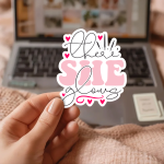 There She Glows Stickers | Gratitude sticker collection, crafted with attention to detail, great for journals, planners, laptops, phone cases, notebooks and craft pages, offering quiet inspiration throughout the day.