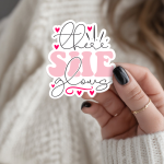 There She Glows Stickers | Gratitude sticker collection, crafted with attention to detail, great for journals, planners, laptops, phone cases, notebooks and craft pages, offering quiet inspiration throughout the day. - Image 2