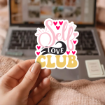Self Love Club Stickers | Inspirational mini decal pack, crafted with attention to detail, suitable for notebooks, planners, journals, laptops, phone cases and scrapbooks, offering quiet inspiration throughout the day. - Image 3