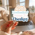 Normalize Going To Therapy Stickers | Kindness sticker set, crafted with attention to detail, perfect for journals, planners, laptops, notebooks, phone cases and creative projects, supporting personal reflection through simple visuals. - Image 3